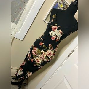 Black Floral Dress